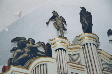 Detalj av orgeln i Lyrestads kyrka. Neg.nr 04/287:07.jpg