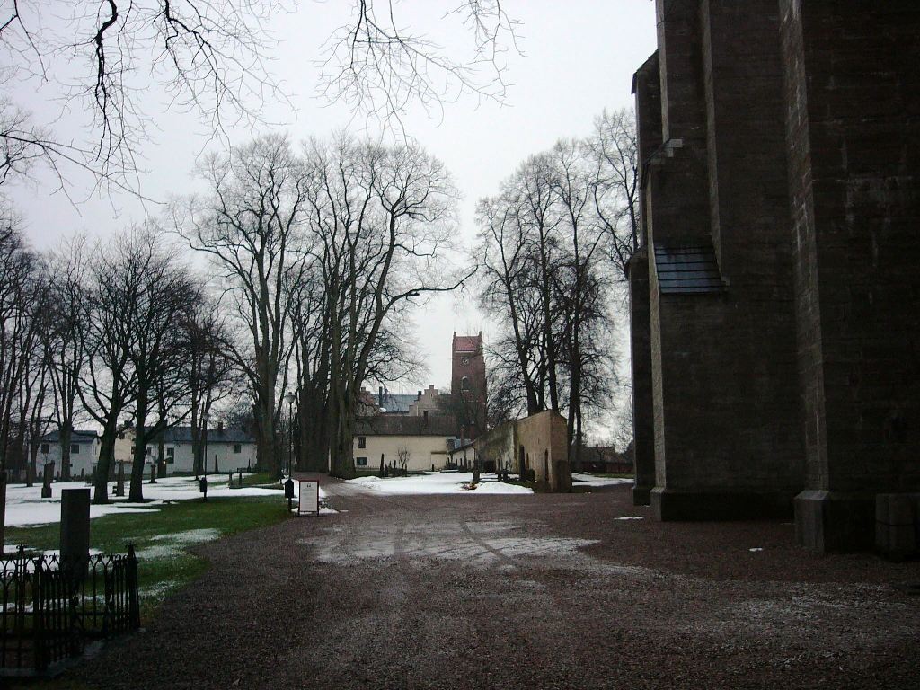 Vadstena klosterkyrka, kyrkans östra gavel.