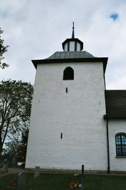 Odensåkers kyrka sedd från söder. Neg.nr 04/256:21.jpg 