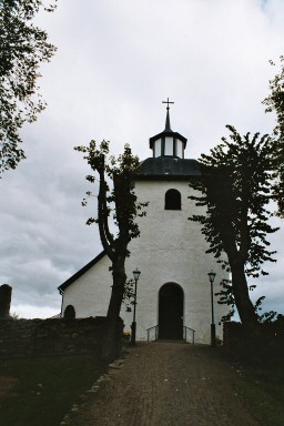 Odensåkers kyrka sedd från väster. Neg.nr 04/256:20.jpg 