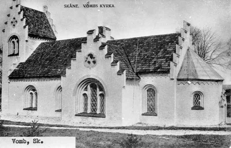 Vombs kyrka från sydöst