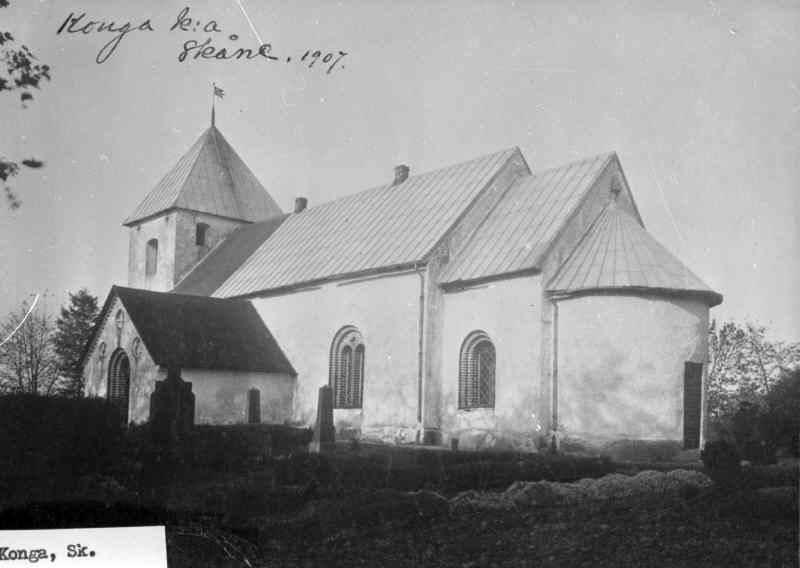 Konga kyrka från sydöst



