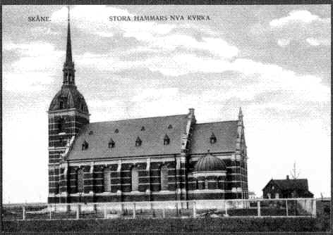 Stora Hammars kyrka från söder	
