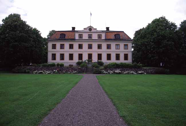 Värmlands Säby herrgård, mangårdsbyggnaden, fasad mot sydväst