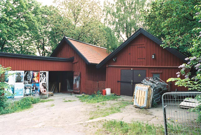 Skansbacken 1, hus nr 9001 och 9002, från nordväst