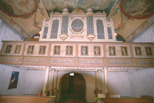Orgelläktaren sedd från öster.
