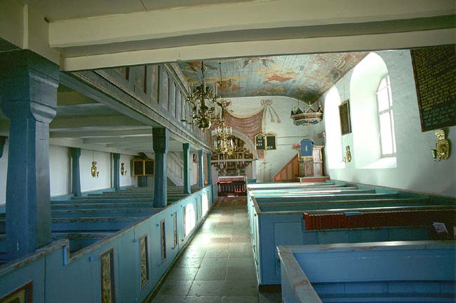 Kyrkorummet i Torpa kyrka.