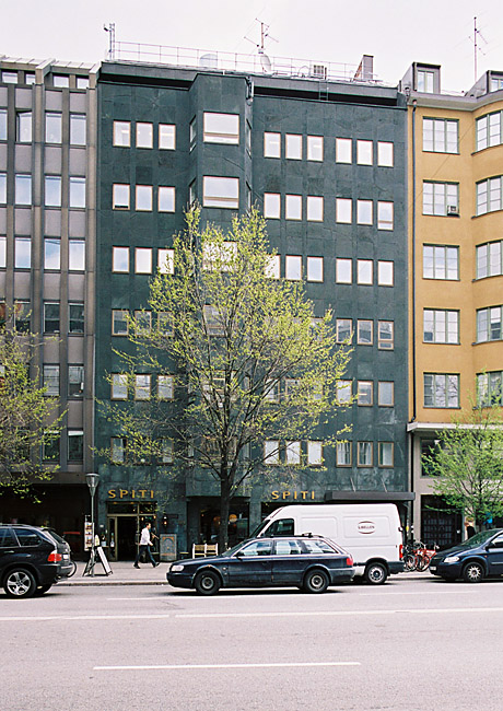 Adonis 2, hus 1, foto från sydväst, Sveavägen