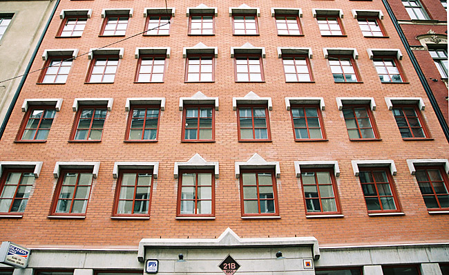 Kurland 19, hus 3, foto från nordost, Holländargatan
