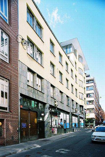Kvasten 2, hus 1, foto från nordost, Jakobsbergsgatan