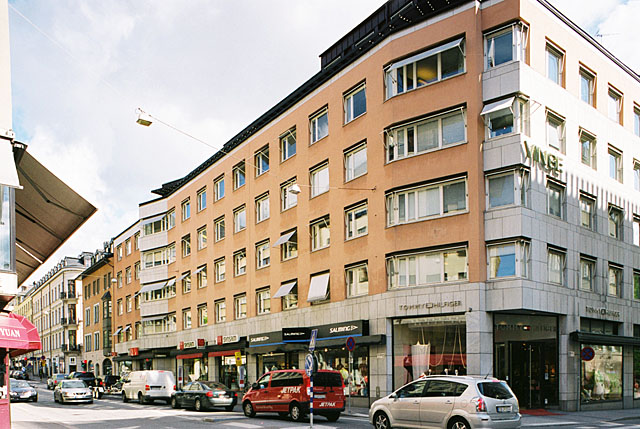 Skären 9, hus 1, foto från sydväst, Norrlandsgatan