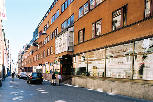 Oxen Större 21, hus 1, foto från nordväst, Jakobsbergsgatan
