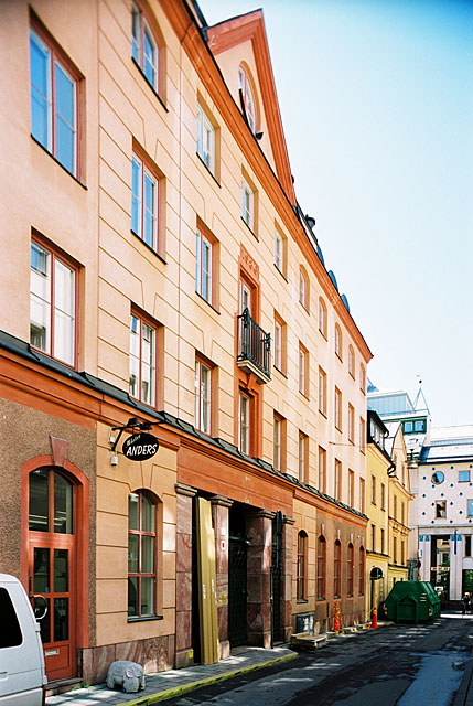 Bryggaren 16 , hus 1, foto från nordost, Apelbergsgatan