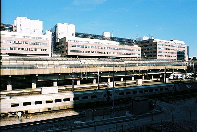 Terminalen 1, hus 1, foto från väster, Terminalslingan