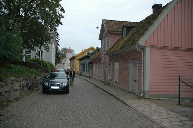 Uddmanska huset ingår i den kulturhistoriska bebyggelsen utmed Västra Gatan.