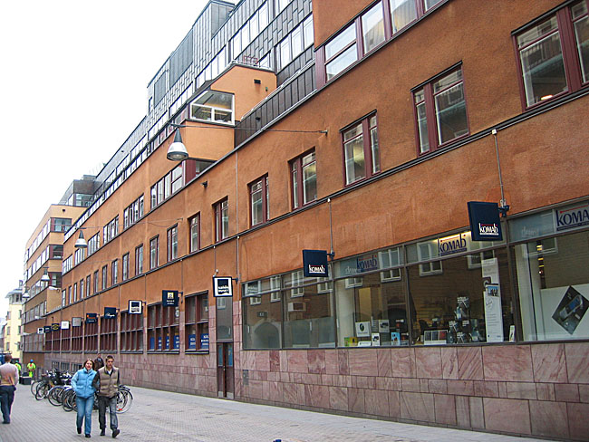 Oxen Större 21, hus 1, foto från Jakobsbergsgatan, foto från väster