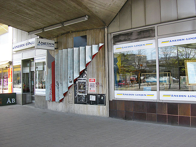 Snäckan 7, under Herkulesgatans viadukt, foto från väster, från Vasagatan