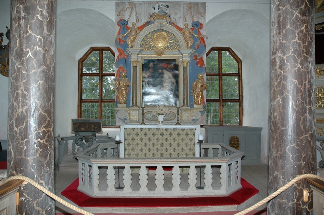 Altaruppsats i kapellet