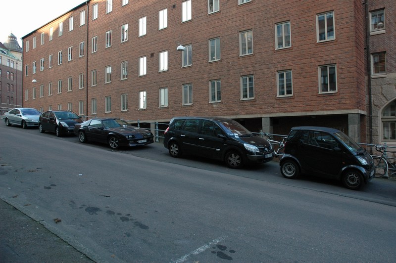 Televerkets hus, tillbyggnaden från 1946 i kvarterets södra del, fasader mot Kaserngränd.