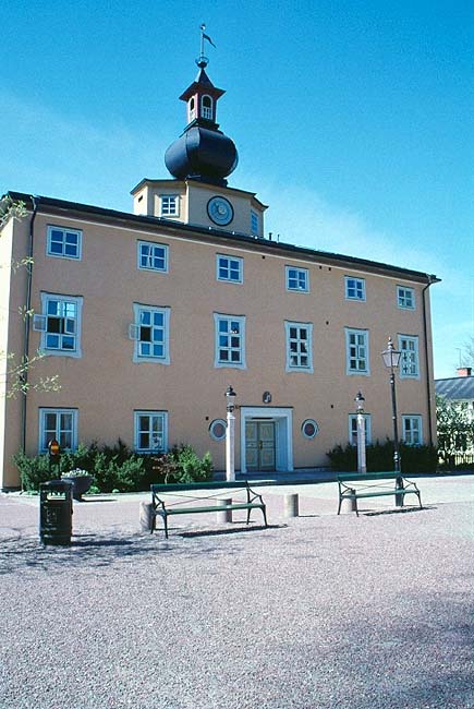 Rådhuset i Vaxholm. Fasad mot torget.