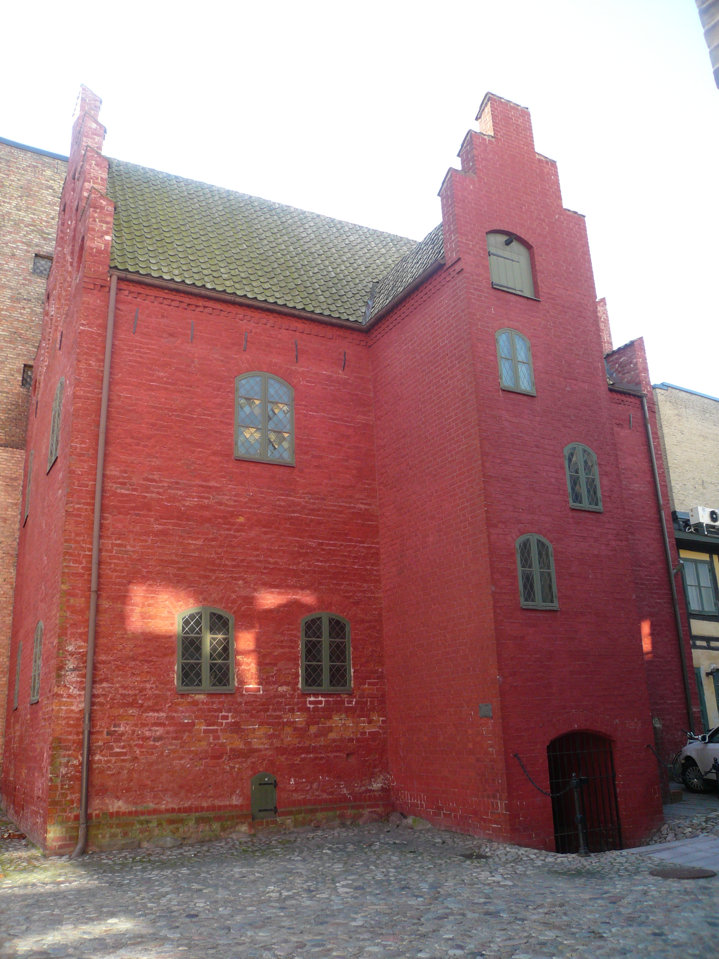 Kompanihuset, Malmö. Den norra fasaden.