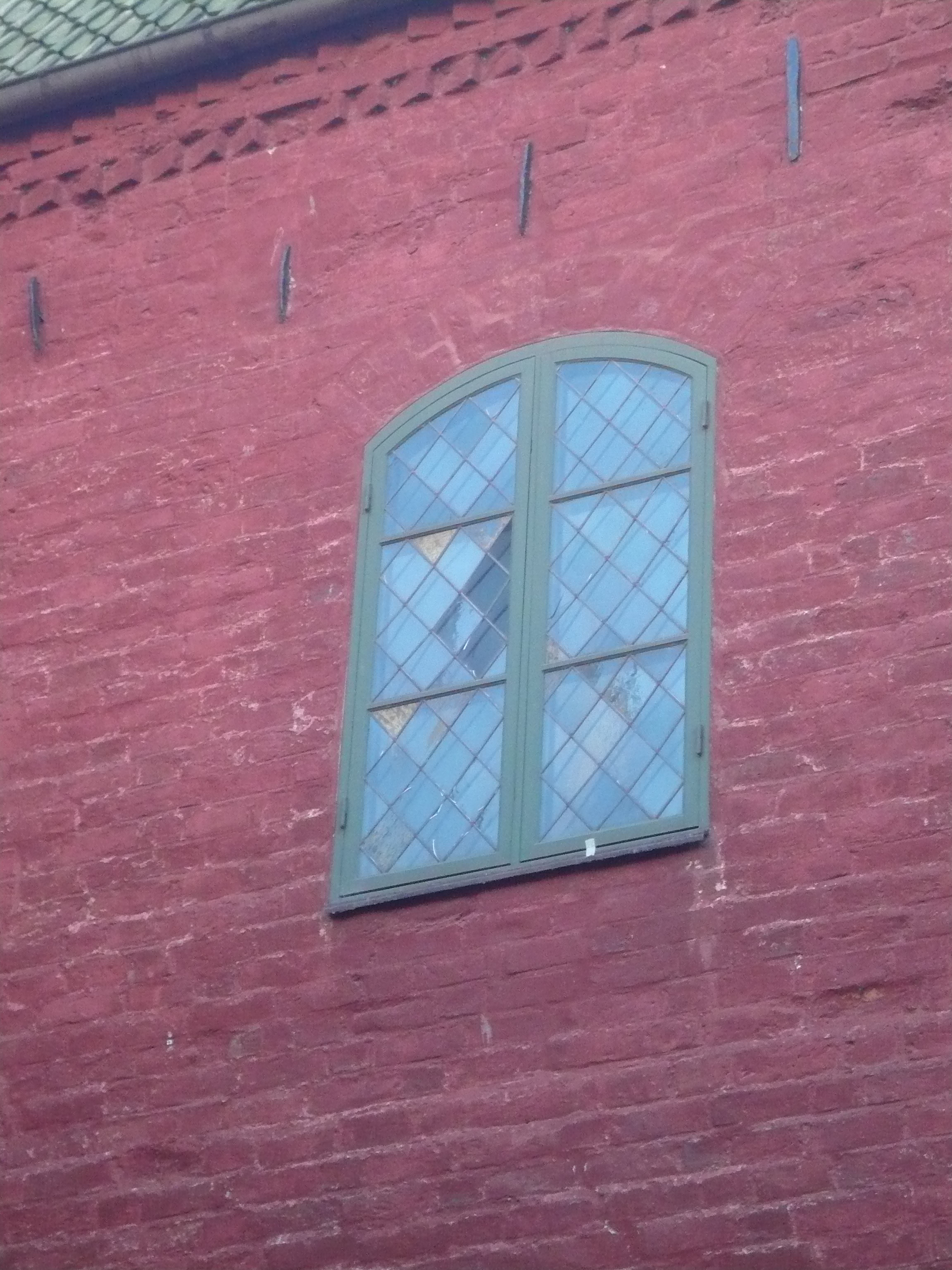 Kompanihuset, Malmö. Fönster i den norra fasaden.
