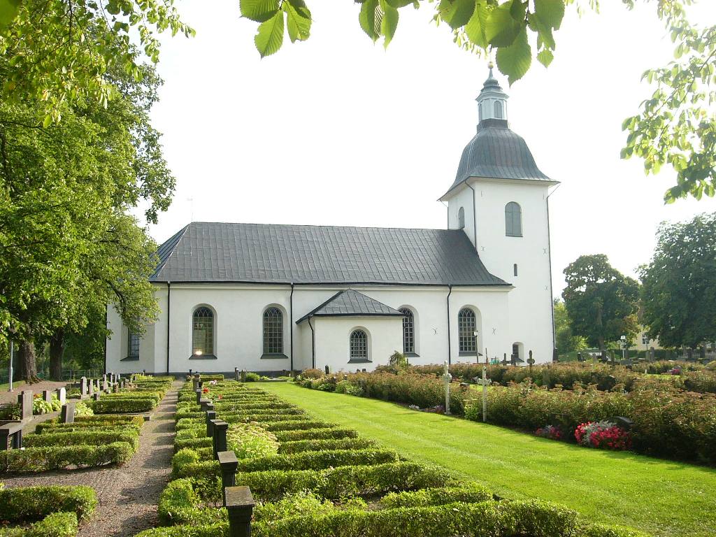 Hycklinge kyrka från norr.