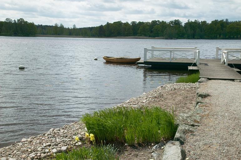 Brygga vid Harpsundssjön