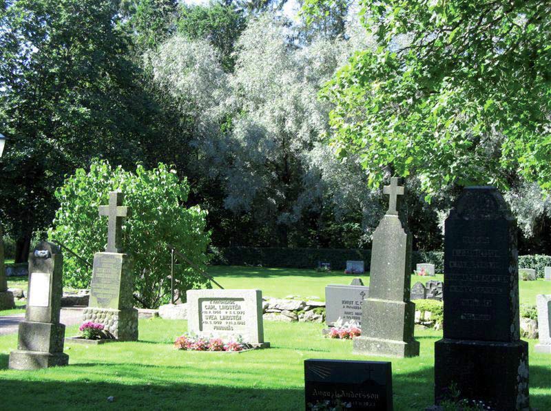 Gryteryds kyrkogård, västra delen av kvarter C.