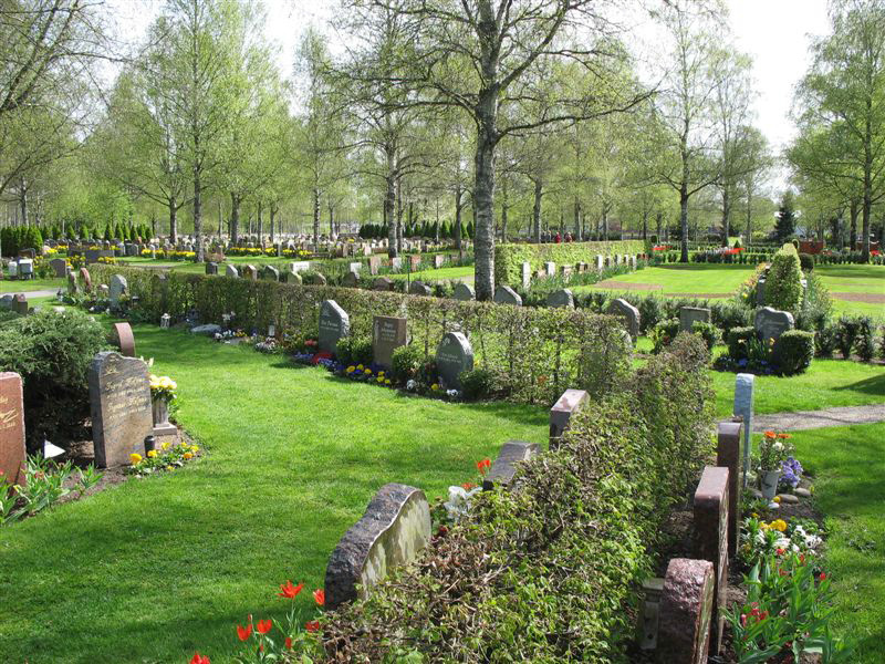 Norra kyrkogården i Värnamo, område F.