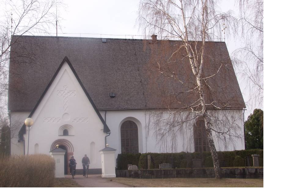 Vika kyrka
Kyrkans södra sida – digitalfoto Rolf Hammarskiöld