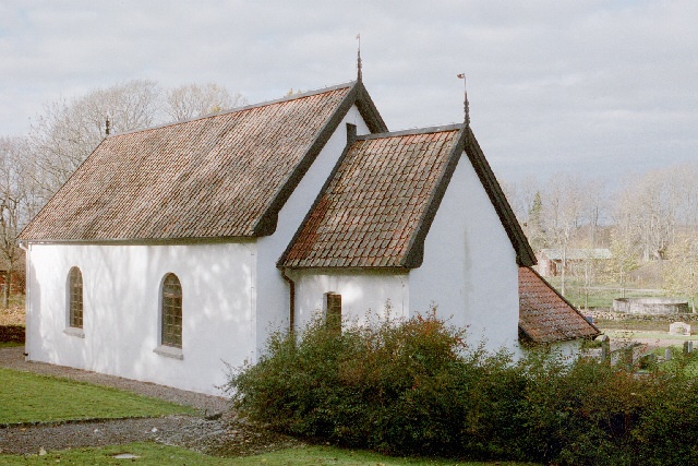 Högstena kyrka exteriör sydöst