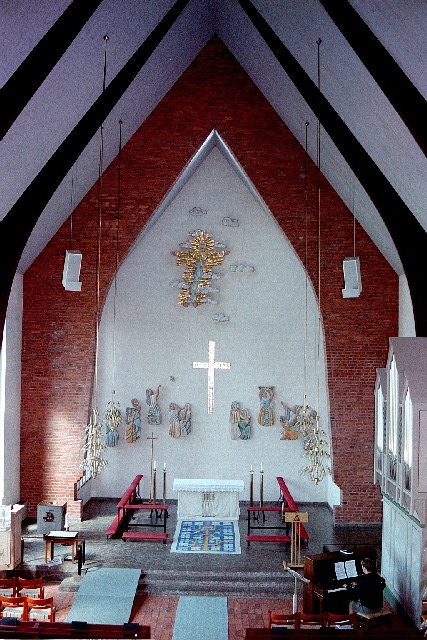 Mössebergs kyrka interiör kor. Negnr 01/275:32a
