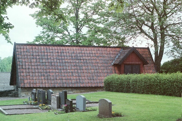 Stenstorps kyrkogård ekonomibyggnad. Negnr 01/269:4a