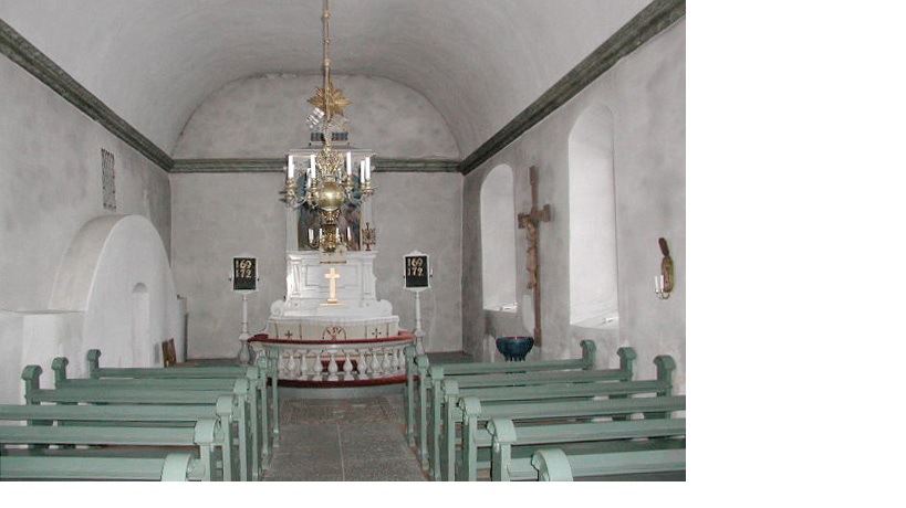 Kyrkorummets östra del - digitalfoto Rolf Hammarskiöld