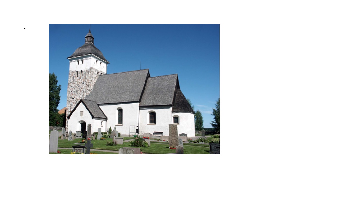 Kyrkan har bevarat sina ursprungliga romanska byggnadsvolymer. 