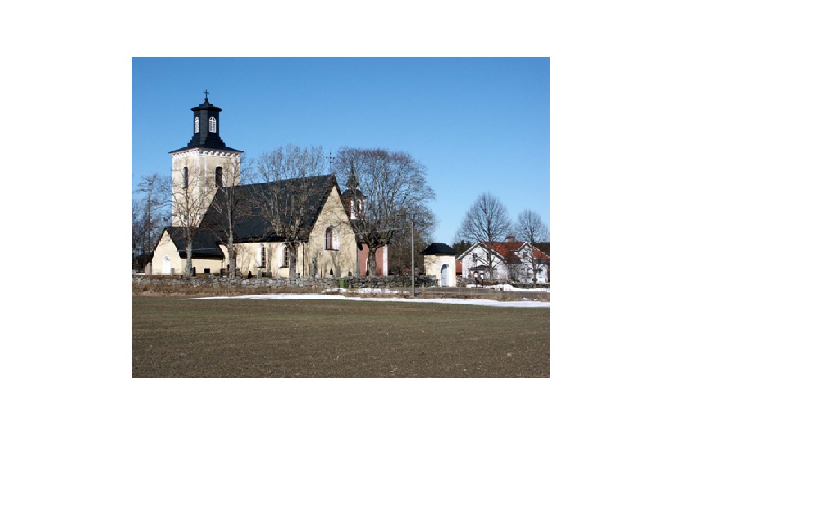 Vallby kyrka sedd från sydost