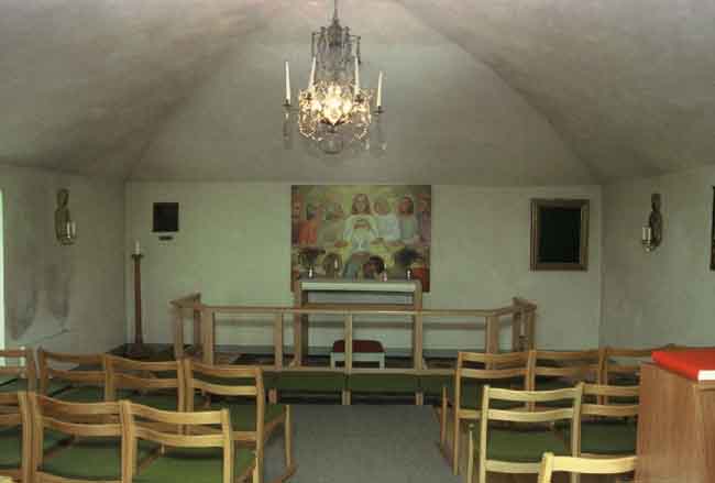 Johanneskapellet i den fd södra sakristian.