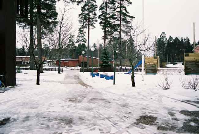 Södra delen av Kroppkärrskyrkans kyrkotomt.