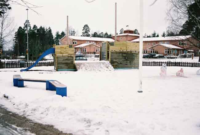 Sydvästra delen av Kroppkärrskyrkans kyrkotomt.