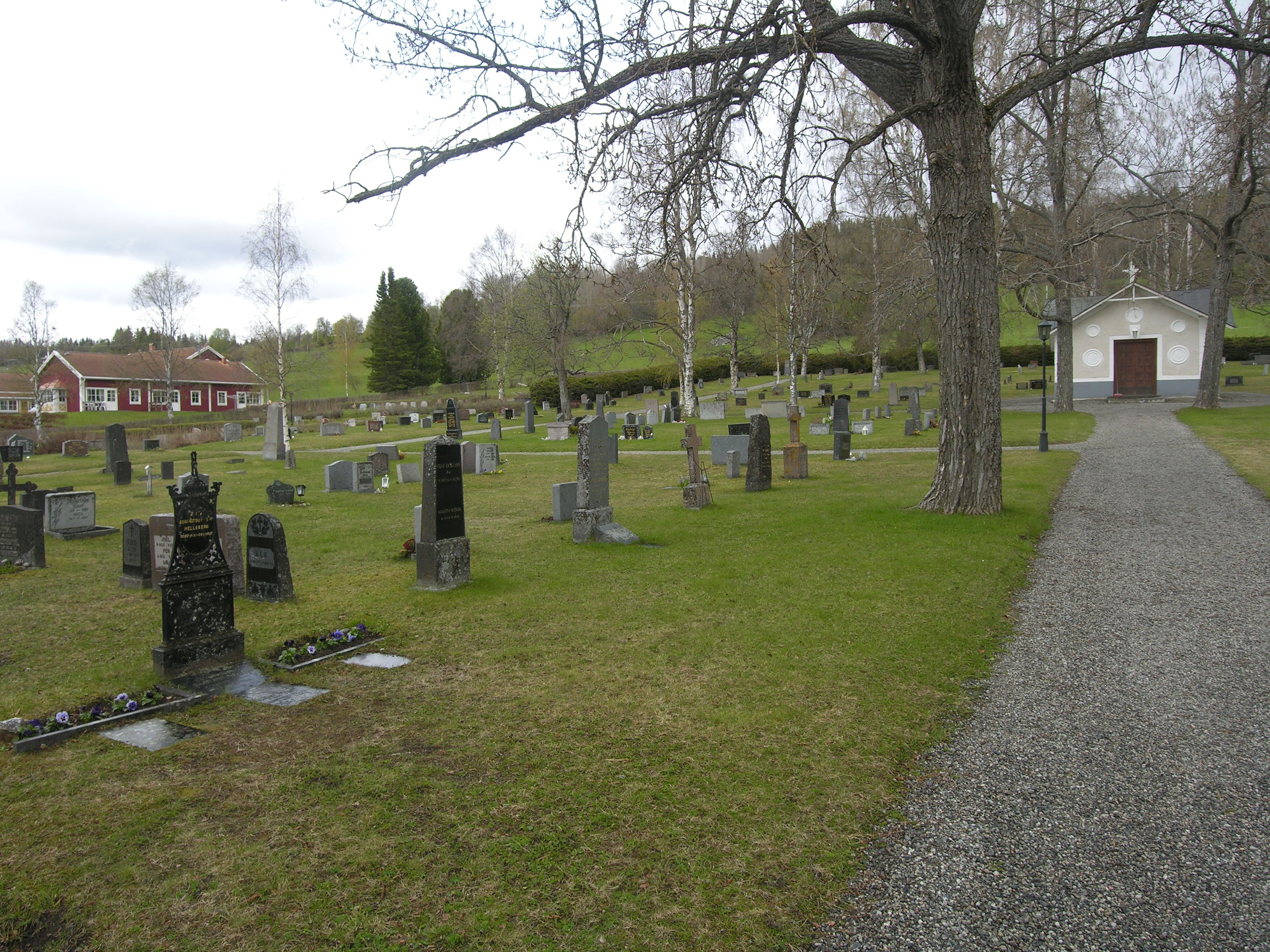 Alsens kyrkogård.
Fotograf Hampus Benckert, Jämtlands läns museum. 