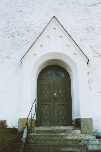 Sunnersbergs kyrka, västportal. Neg.nr 03/122:21