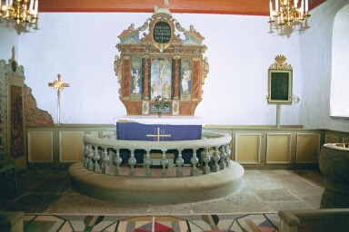 Gillstads kyrka, koret. Neg.nr 03/162:23