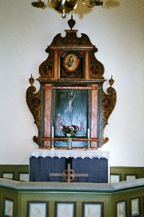 Friels kyrka, altaruppsats. Neg.nr 03/154:20.jpg