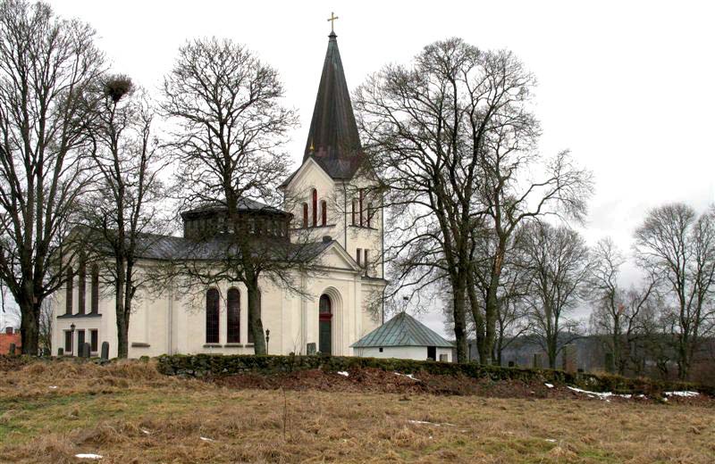 Öggestorps kyrka från nordost