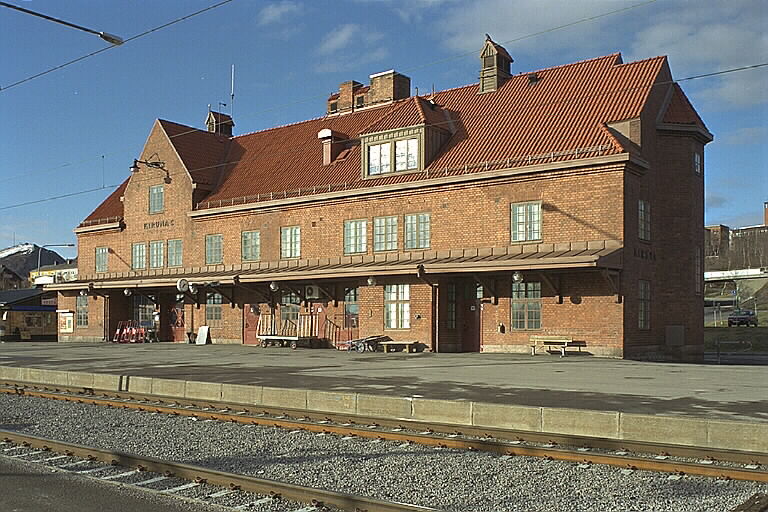 Kiruna central. Stationshuset.
 
