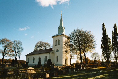 Remmene kyrka och kyrkogård. Neg.nr. B961_010:12. JPG. 