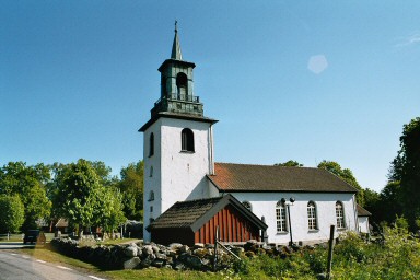 Skölvene kyrka och kyrkogård. Neg.nr. B961_028:21. JPG. 