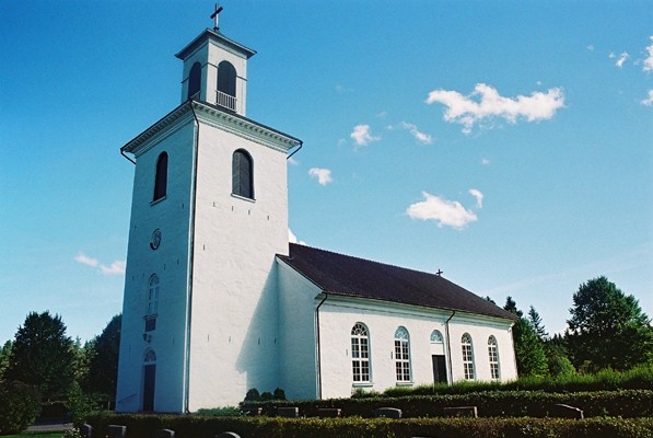Nittorps kyrka sedd från SV.
