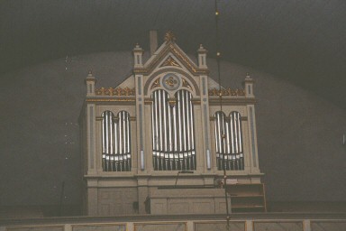 Levin Johanssons orgel från 1904 i Murums kyrka. Neg.nr. B963_003:04. JPG.